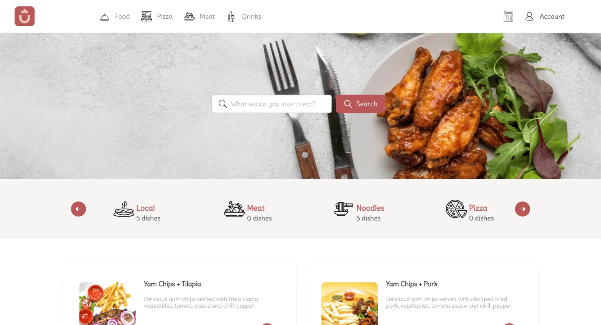 LugiFoods - Food Ordering App