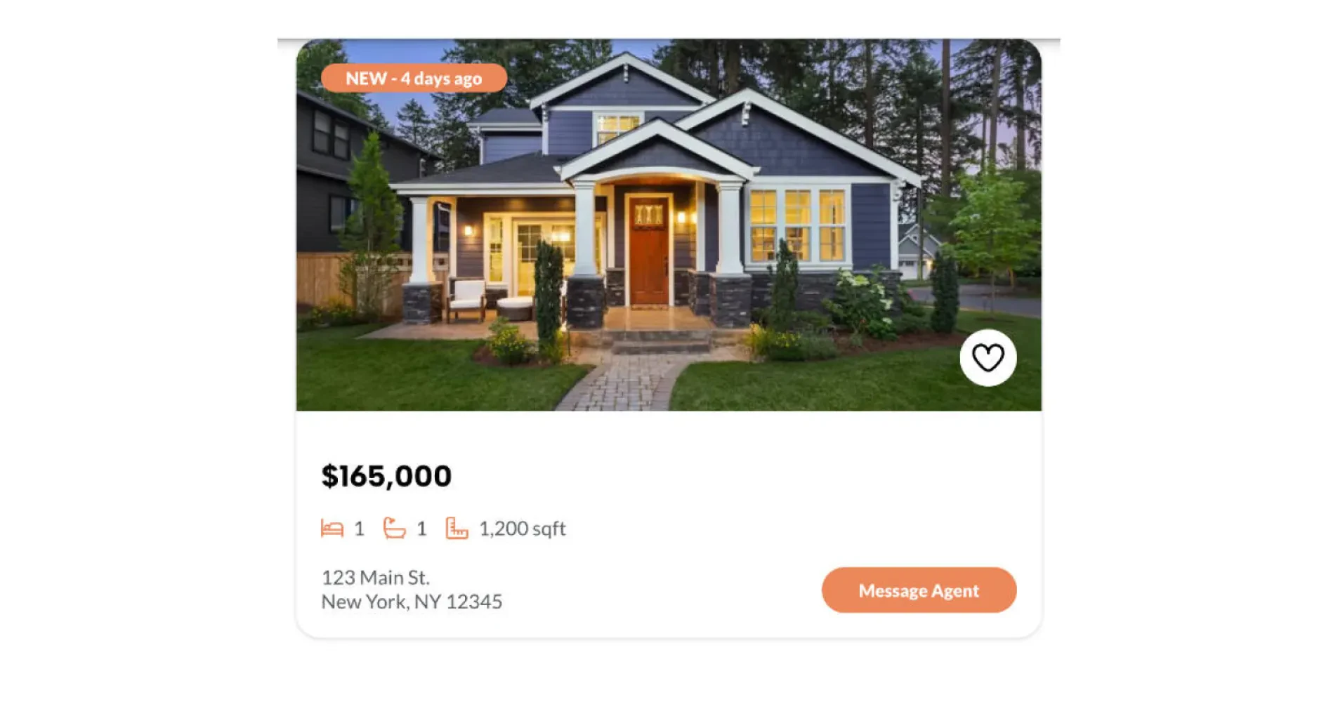Realtor Dot Com Style Preview Card