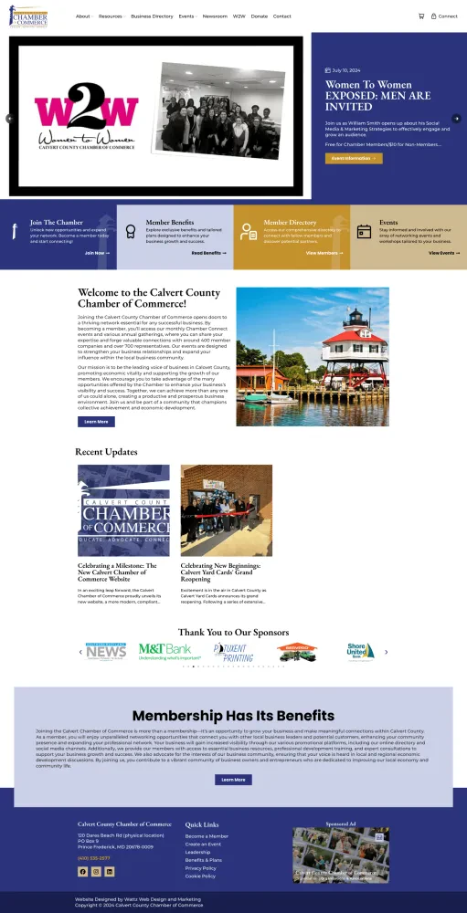 Non-Profit Chamber Organization Full Website Template