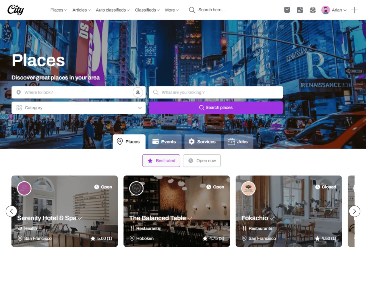 Homepage fancy tabs for CPTs