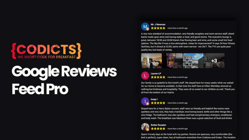 Voxel Google Reviews Feed Pro by CoDicts
