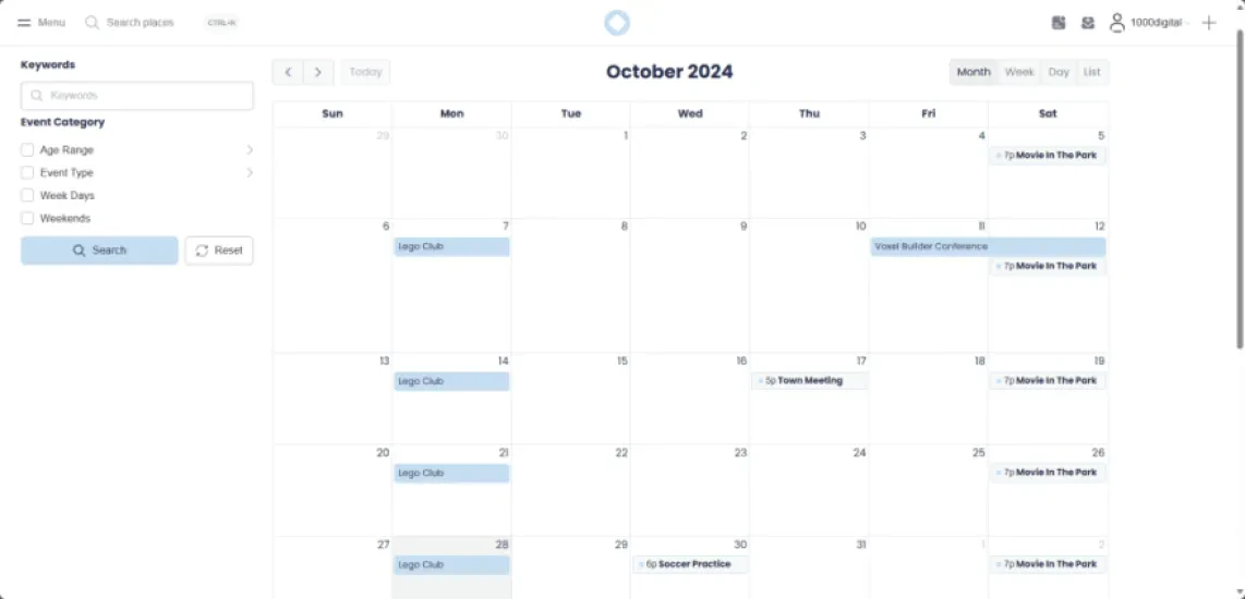 Calendar Feed