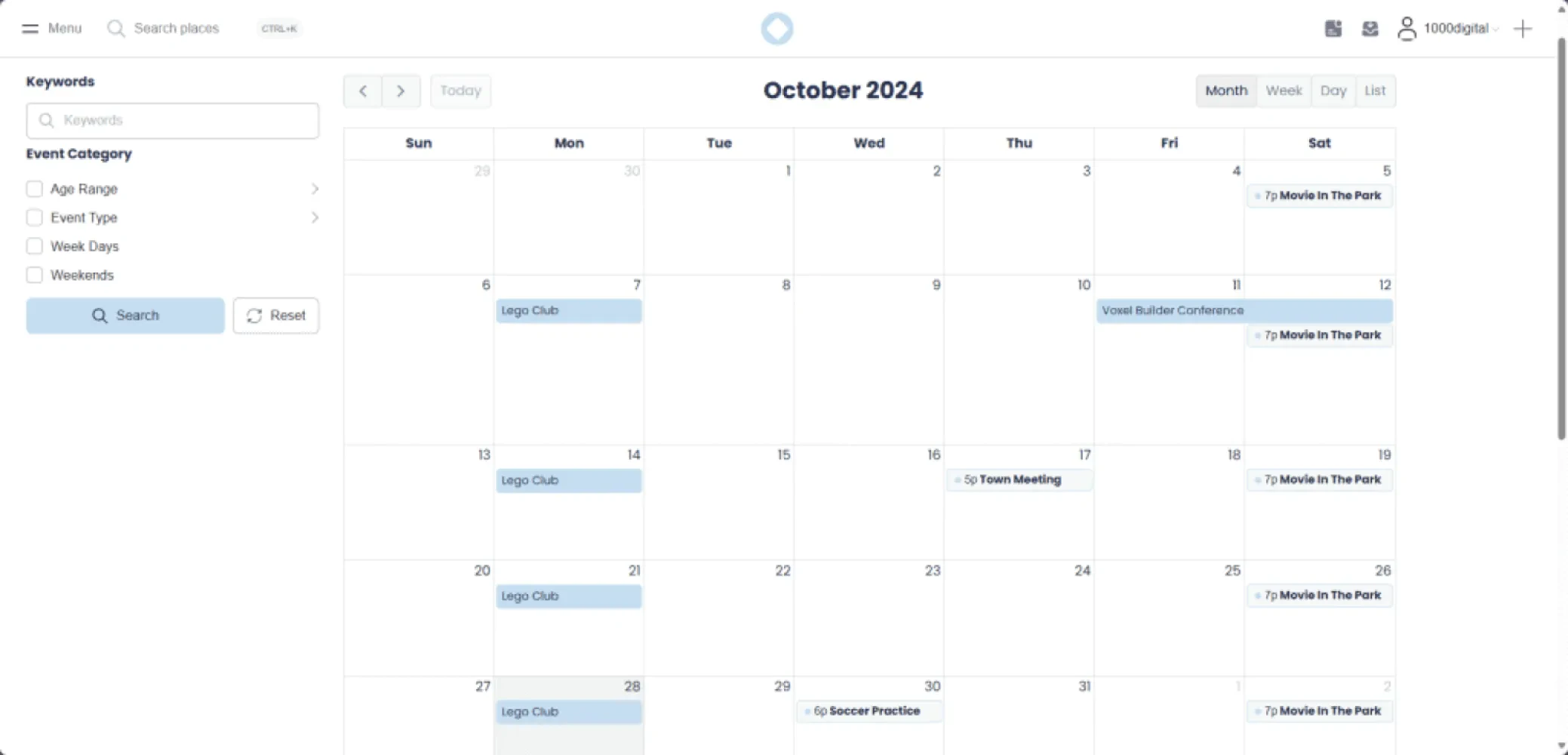 Calendar Feed